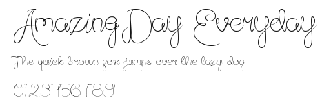 Amazing Day Everyday.ttf
