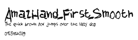 AmazHand_First_Smooth.ttf