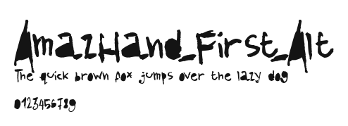 AmazHand_First_Alt.ttf