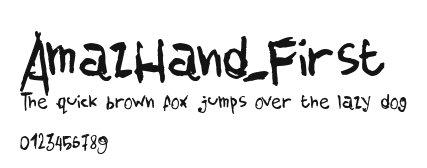 AmazHand_First.ttf