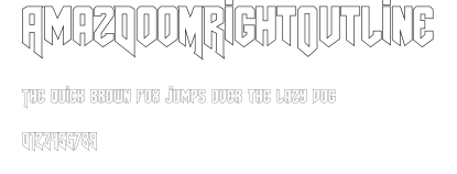AmazDooMRightOutline.ttf