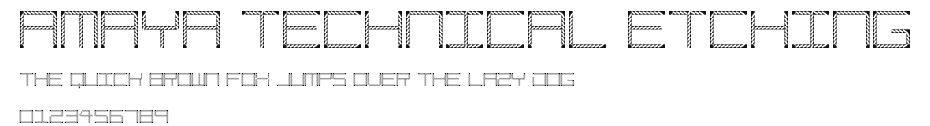 Amaya Technical Etching.ttf