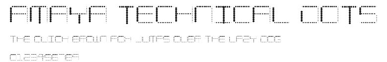 Amaya Technical Dots.ttf