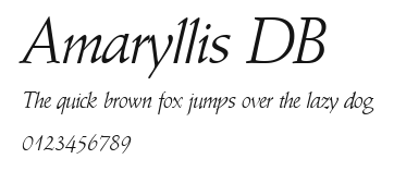 Amaryllis DB.ttf