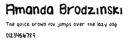 Amanda Brodzinski.ttf