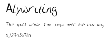 Alywriting.ttf