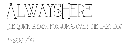 AlwaysHere.ttf