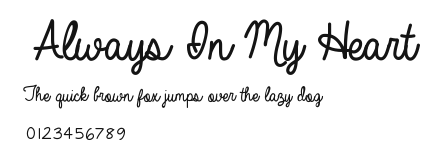 Always In My Heart.ttf