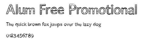 Alum Free Promotional.ttf