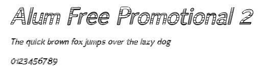Alum Free Promotional 2.ttf