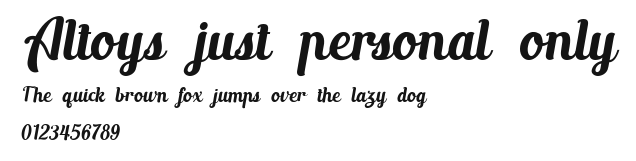 Altoys just personal only.ttf