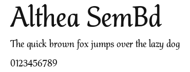 Althea SemBd.ttf
