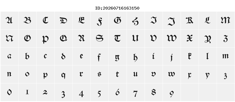 Character Map