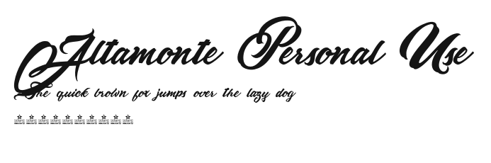 Altamonte Personal Use.otf