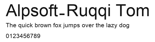 Alpsoft-Ruqqi Tom.ttf