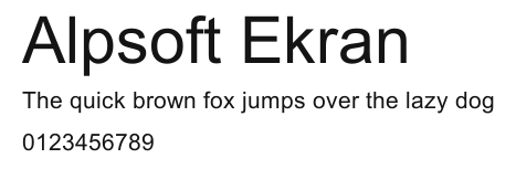 Alpsoft Ekran.ttf