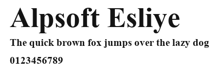 Alpsoft Esliye.ttf