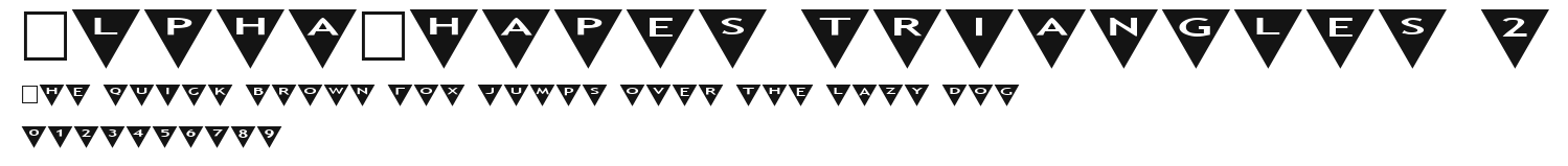 AlphaShapes triangles 2.ttf