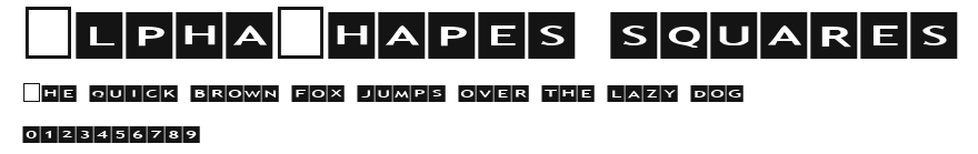 AlphaShapes squares Preview