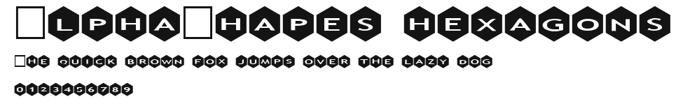 AlphaShapes hexagons Preview