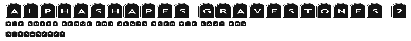 AlphaShapes gravestones 2.ttf