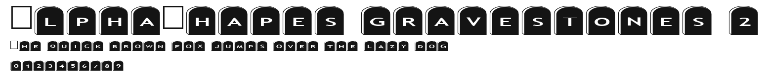 AlphaShapes gravestones 2.ttf