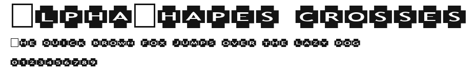 AlphaShapes crosses.ttf