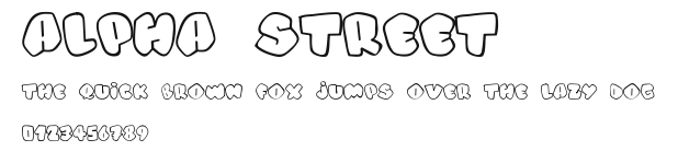 Alpha street.ttf