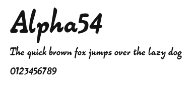 Alpha54.ttf