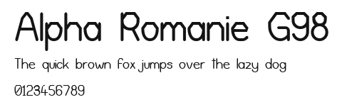 Alpha Romanie G98.ttf