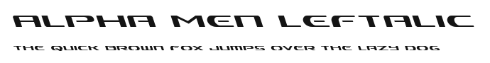 Alpha Men Leftalic.ttf