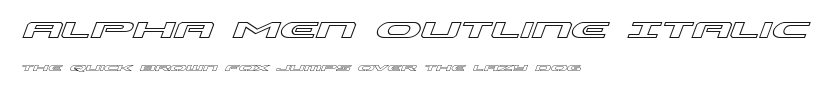 Alpha Men Outline Italic.ttf