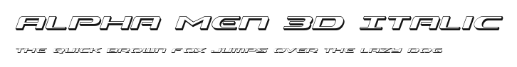 Alpha Men 3D Italic.ttf
