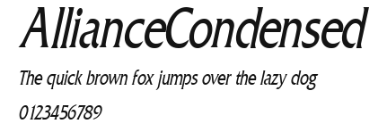 AllianceCondensed Preview
