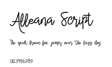 Alleana Script.otf