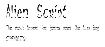 Alien Script.ttf