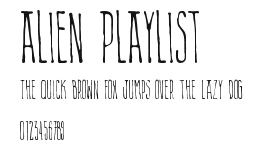 Alien Playlist.ttf