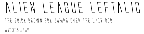 Alien League Leftalic.ttf