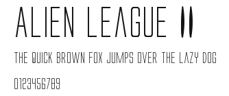 Alien League II.ttf