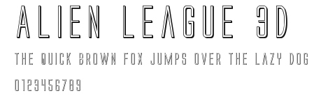 Alien League 3D.ttf