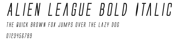 Alien League Bold Italic.ttf