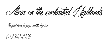 Alicia on the enchanted Highlands.ttf