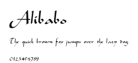 Alibabo.ttf