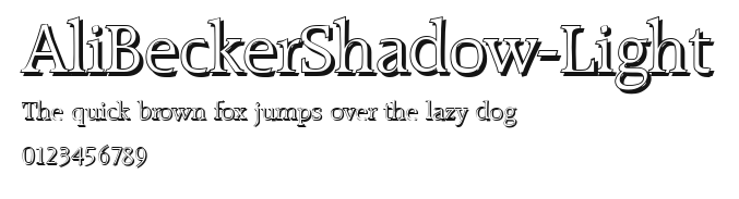 AliBeckerShadow-Light.ttf
