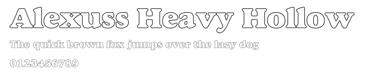 Alexuss Heavy Hollow.ttf