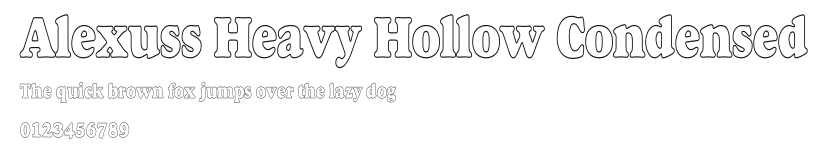 Alexuss Heavy Hollow Condensed.ttf