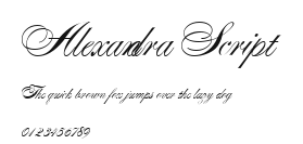 Alexandra Script.ttf
