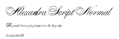 Alexandra Script Normal.ttf