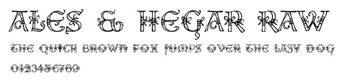 Ales & Hegar Raw.ttf