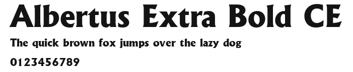 Albertus Extra Bold CE.ttf